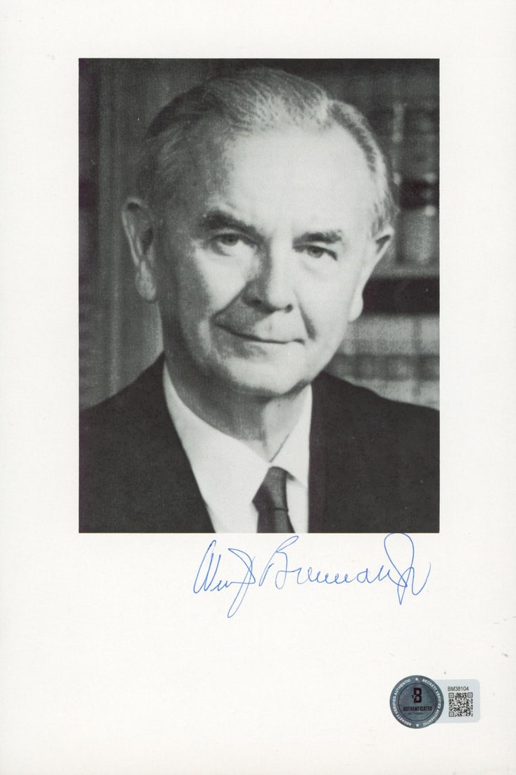 William Brennan Jr Signed 6x9 Photo Autographed Beckett BAS #BM38104 (1 of 3)
