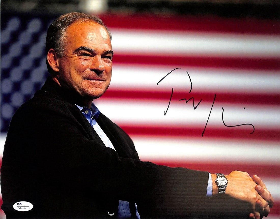 Tim Kaine Signed 11x14 Photo Autographed JSA Certified (1 of 2)