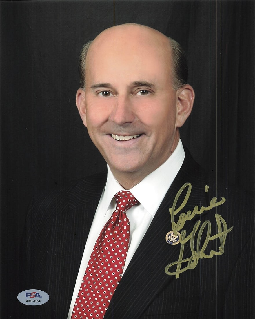 Louie Gohmert Autographed 8x10 Photo PSA/DNA Certified: Louie Gohmert Autographed 8x10 Photo PSA/DNA Certified This is a professionally printed 8x10 photograph autographed by Louie Gohmert. The autograph has been authenticated by PSA/DNA, ensuring its auth