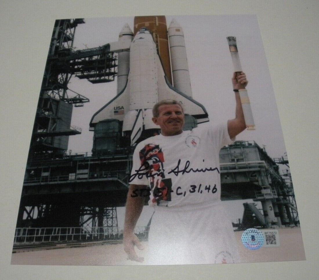 Loren Shriver Autographed NASA 8x10 Photograph with Beckett COA (1 of 1)