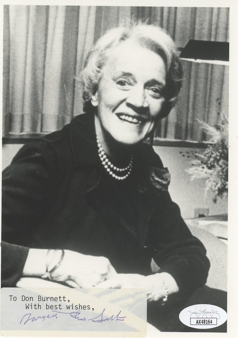 Margaret Chase Smith Signed 5x7 Photo with JSA Authentication (1 of 1)