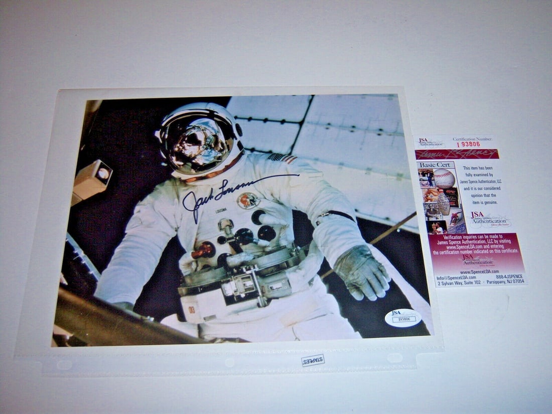 Jack Lousma Signed 8x10 NASA Astronaut Photo With JSA Authentication (1 of 1)