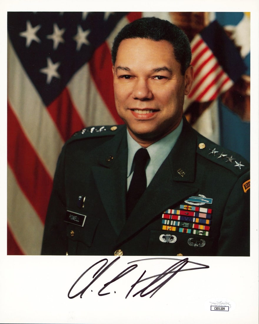Colin Powell Signed 8x10 Photo JSA Certified Authentic (1 of 1)
