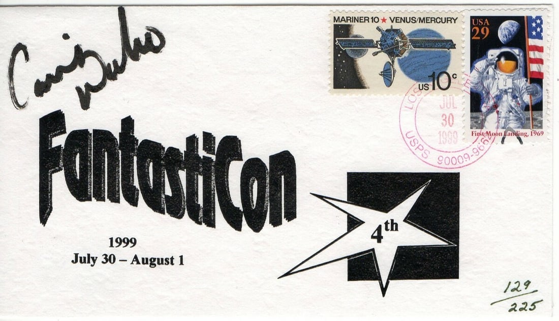 First Day Cover Envelope Signed by Carrie Dobro Beckett Authenticated (1 of 3)