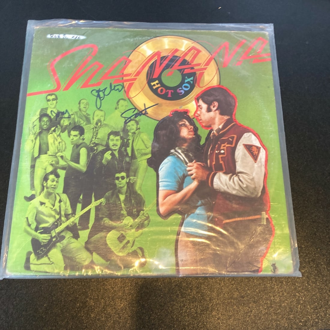 Sha Na Na Signed Vintage LP Record Guaranteed Authentic: Sha Na Na Signed Vintage LP Record Guaranteed Authentic This vintage LP record is an autographed piece from the iconic music group Sha Na Na. The record is guaranteed to pass PSA DNA or JSA authentica