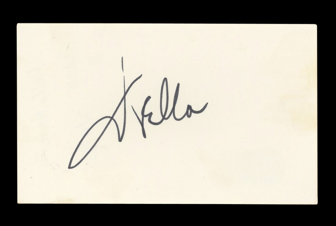 Della Reese Signed 3x5 Index Card Autographed Beckett Certified: Della Reese Signed 3x5 Index Card Autographed Beckett Certified This authentic 3x5 index card has been personally signed by the legendary singer Della Reese. The signature is verified by Beckett Authe