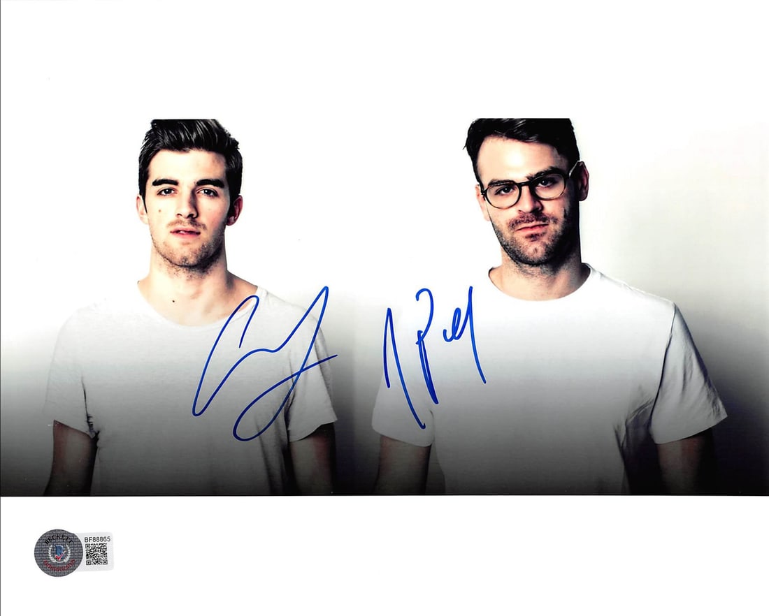 Drew Taggart Alex Pall The Chainsmokers Signed 8x10 Photo Beckett Authenticated (1 of 3)