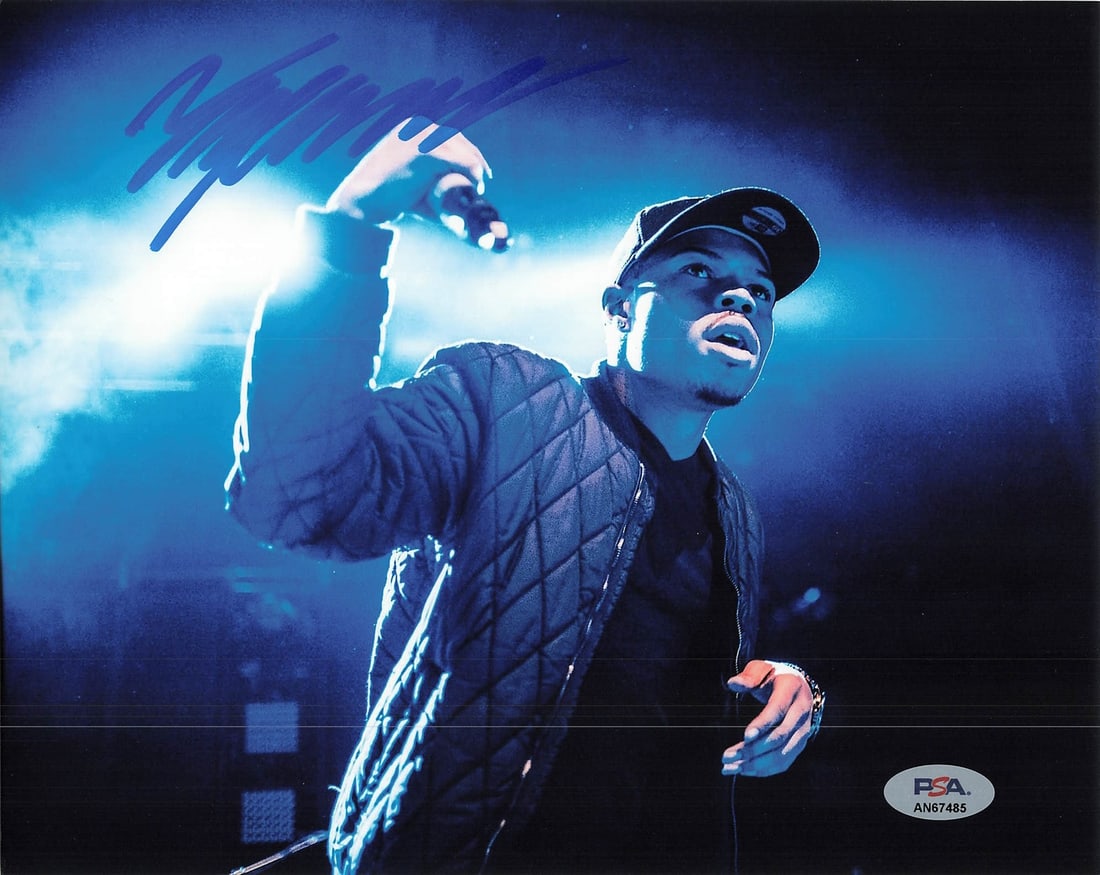 Taylor Bennett Autographed 8x10 Photo PSA/DNA Certified Music Memorabilia (1 of 1)