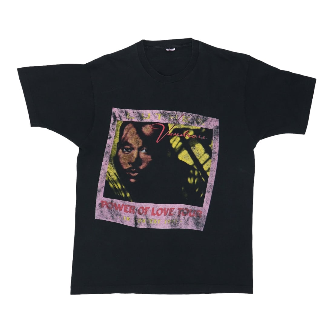 Vintage 1991 Luther Vandross Power Of Love Concert Tour T Shirt: Vintage 1991 Luther Vandross Power Of Love Concert Tour T Shirt This is an original vintage 1991 Luther Vandross Power Of Love Tour shirt. Featuring both front and back graphics, this authentic tour s