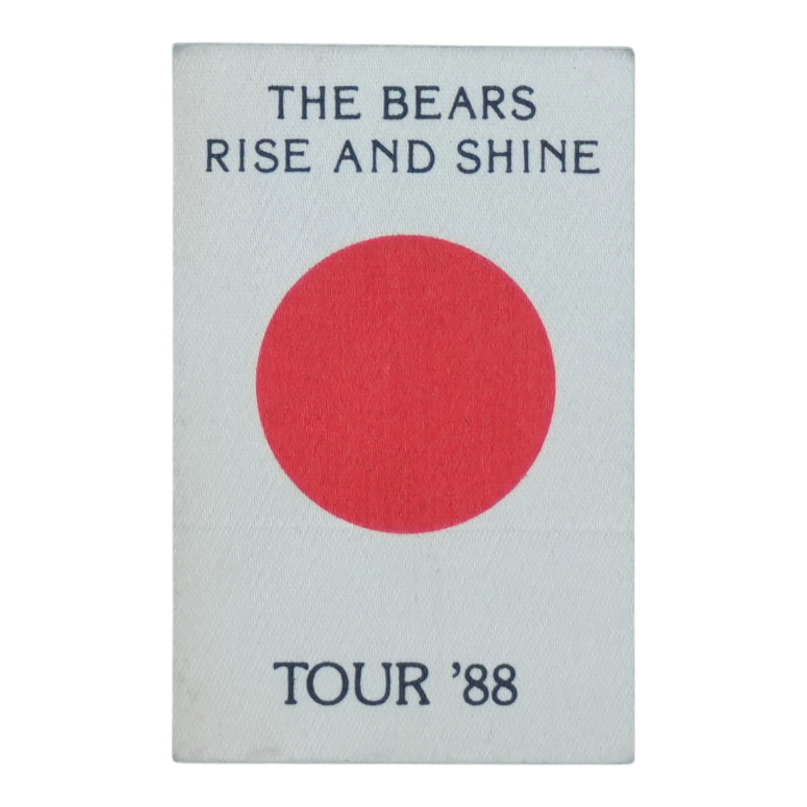 1988 Bears concert backstage pass Rise and Shine tour (1 of 2)