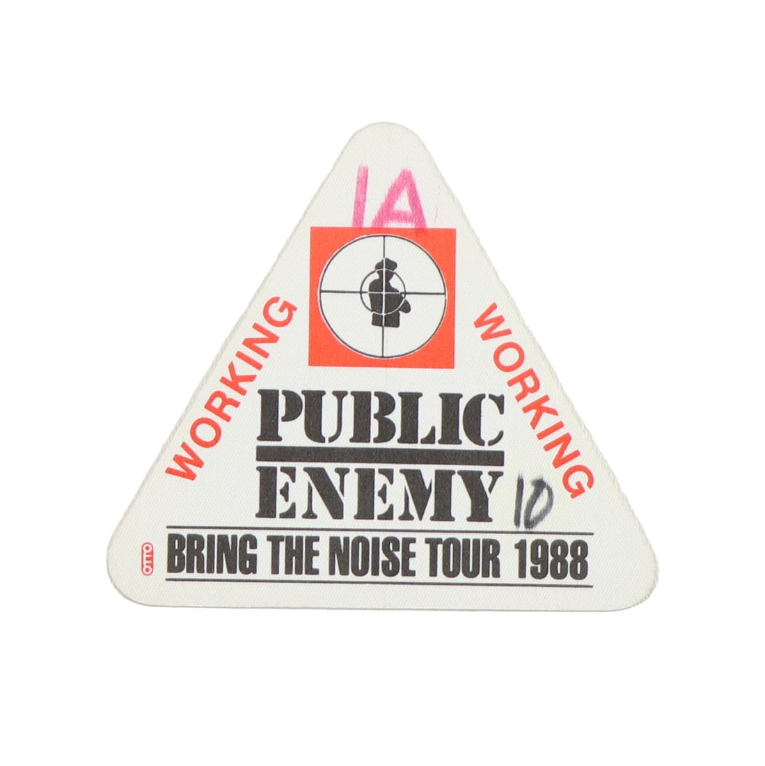 Vintage 1988 Public Enemy Tour Crew Backstage Pass Bring The Noise (1 of 2)
