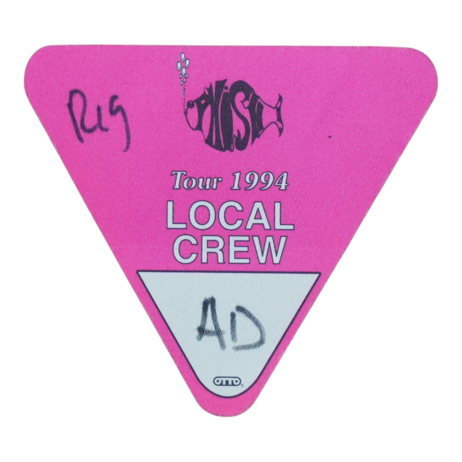 Vintage Phish 1994 Local Crew Backstage Pass (1 of 2)