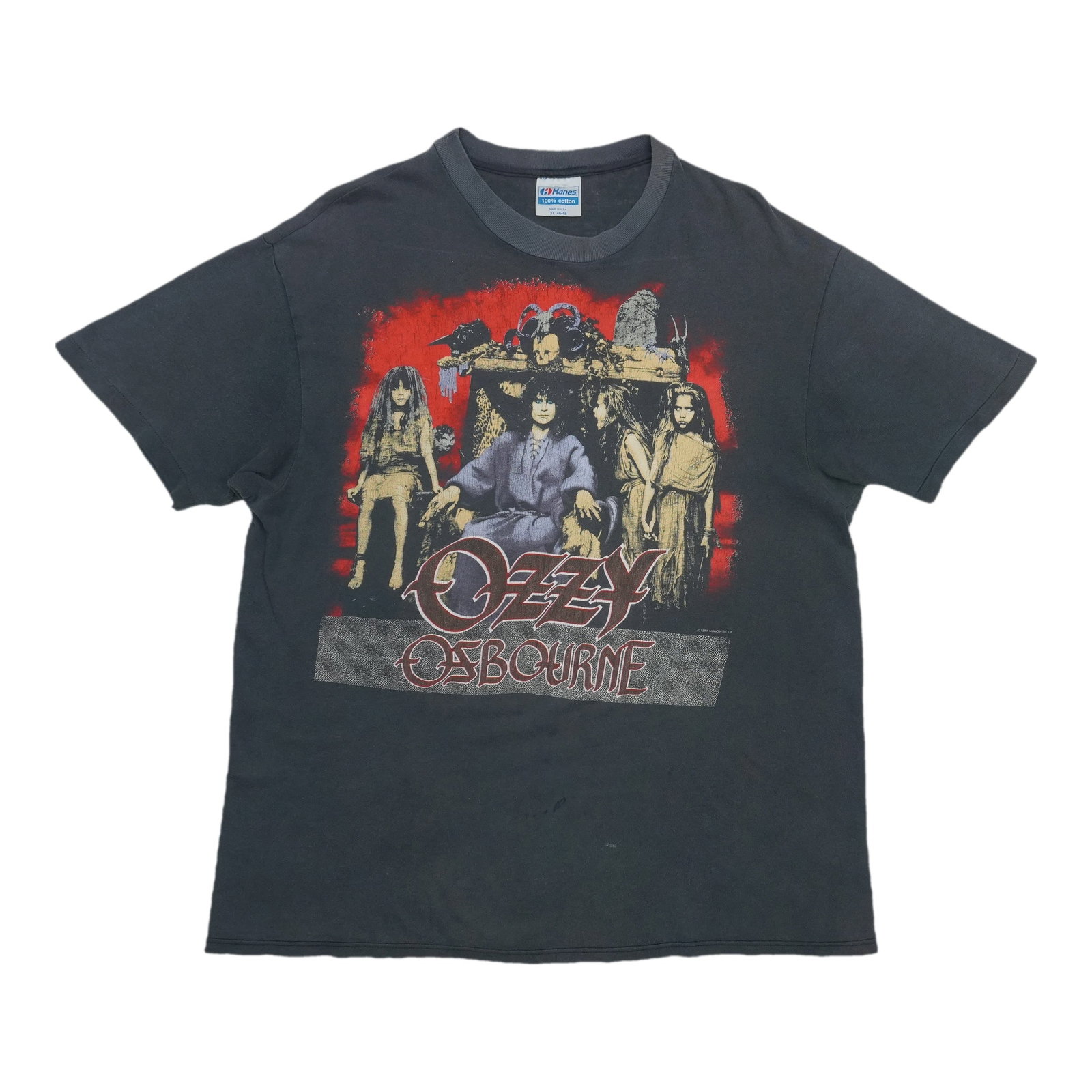 Vintage 1988 Ozzy Osbourne tour tee No Rest for the Wicked: Vintage 1988 Ozzy Osbourne tour tee No Rest for the Wicked This is an original vintage 1988 Ozzy Osbourne No Rest for the Wicked Tour shirt. It features a classic black color and is made from 100% cot