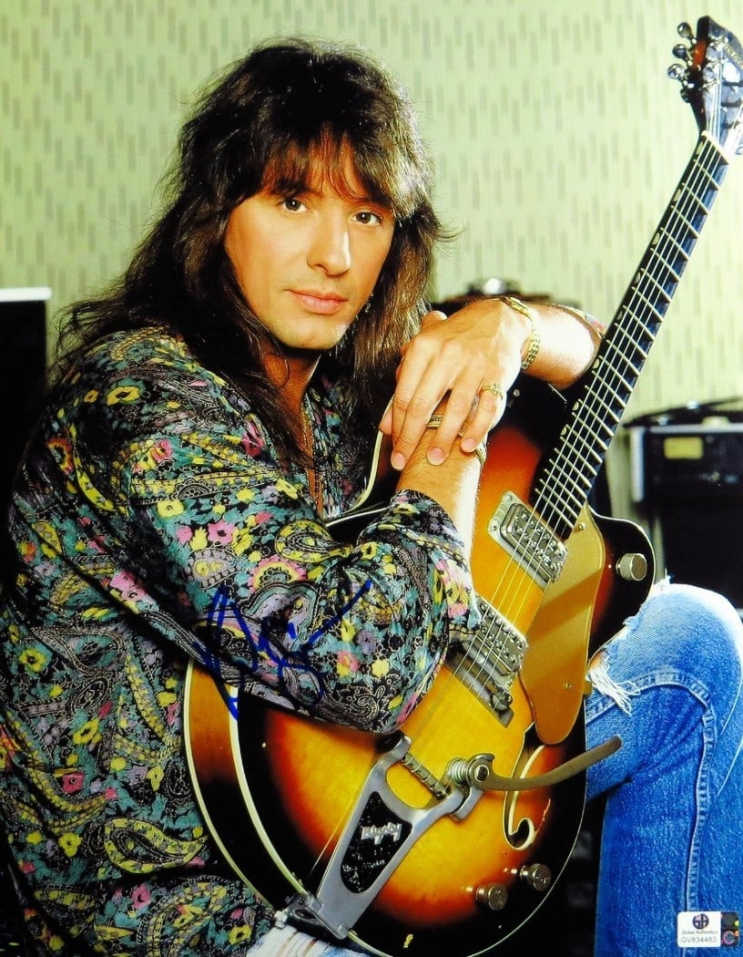 Richie Sambora Signed 11x14 Photo Authenticated by Global Authentics: Richie Sambora Signed 11x14 Photo Authenticated by Global Authentics Celebrate the legacy of rock with this autographed 11X14 photograph of Richie Sambora, the iconic guitarist from Bon Jovi, captured