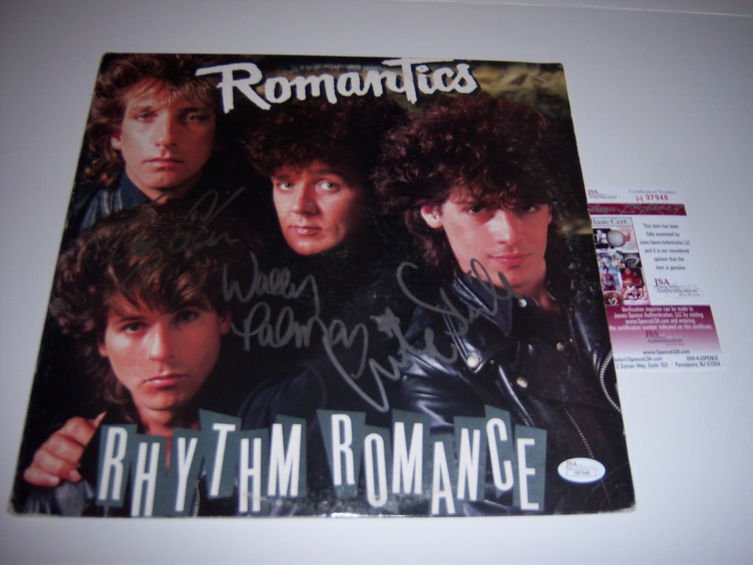 Signed LP Album by The Romantics with JSA COA Mike Skill Wally Palmer Coz Canler: Signed LP Album by The Romantics with JSA COA Mike Skill Wally Palmer Coz Canler This is an original LP record album signed by Mike Skill, Wally Palmer, and Coz Canler of The Romantics. The album come