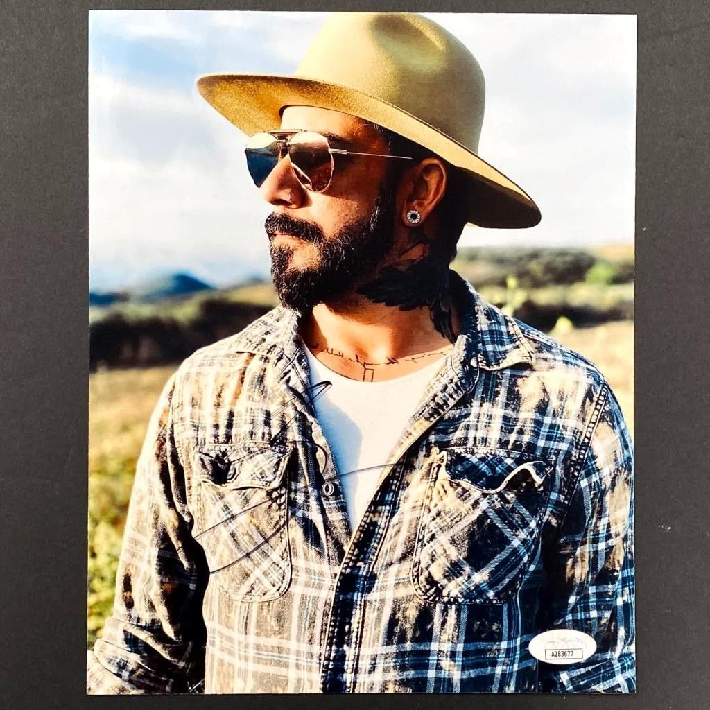 8x10 Photograph Signed by AJ McLean JSA Authenticated Backstreet Boys: 8x10 Photograph Signed by AJ McLean JSA Authenticated Backstreet Boys This 8x10 photo features the autograph of AJ McLean from the Backstreet Boys. The autograph has been authenticated by James Spence