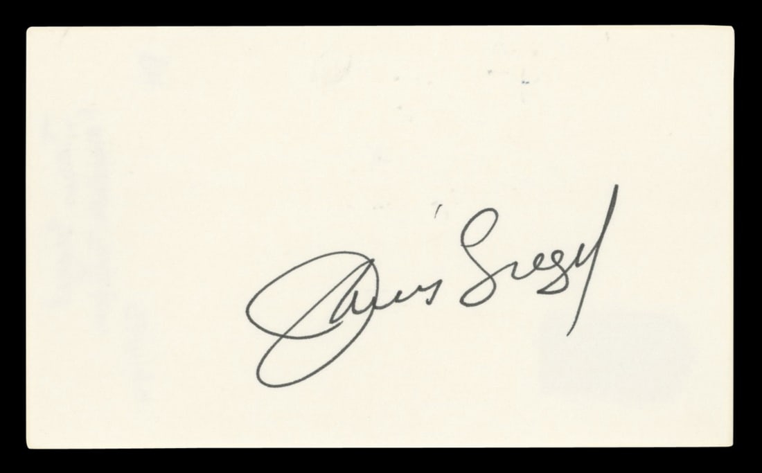 Janis Siegel Signed 3x5 Index Card The Manhattan Transfer BAS Authenticated (1 of 2)