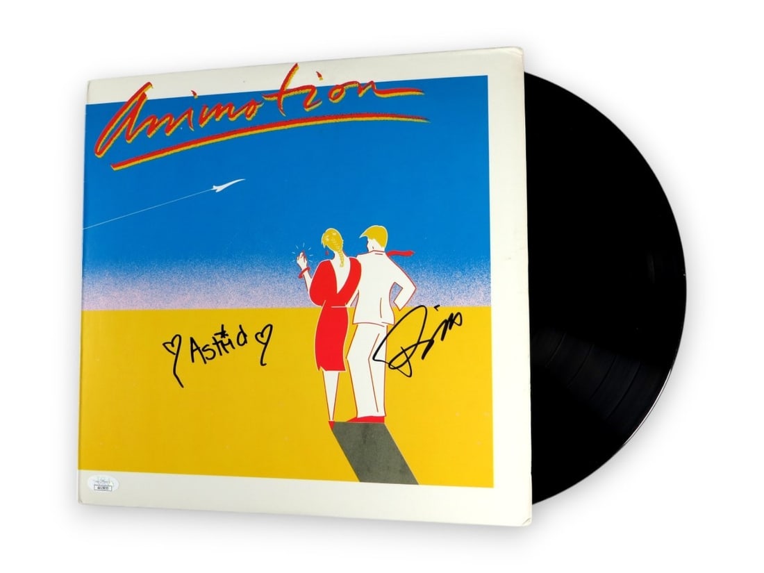 Authentic Astrid Plane Bill Wadhams Autographed Album Cover JSA (1 of 4)