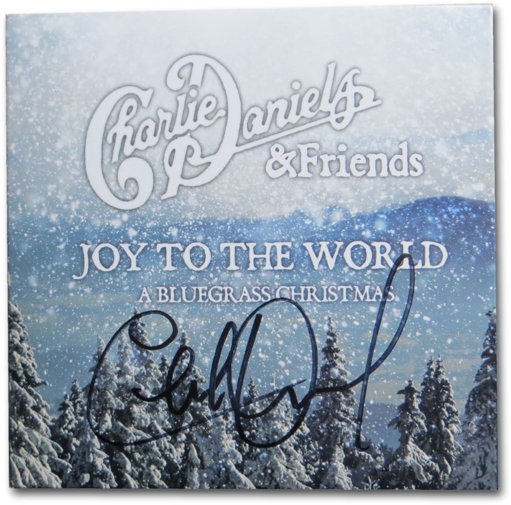 Charlie Daniels Signed CD Cover Joy to the World JSA Authenticated (1 of 3)