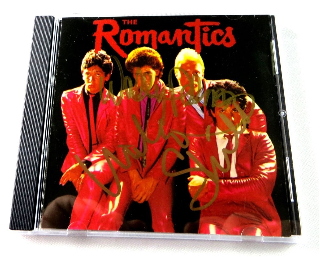 Autographed The Romantics CD Booklet Signed by Wally Palmar and Mike Skill BAS (1 of 3)