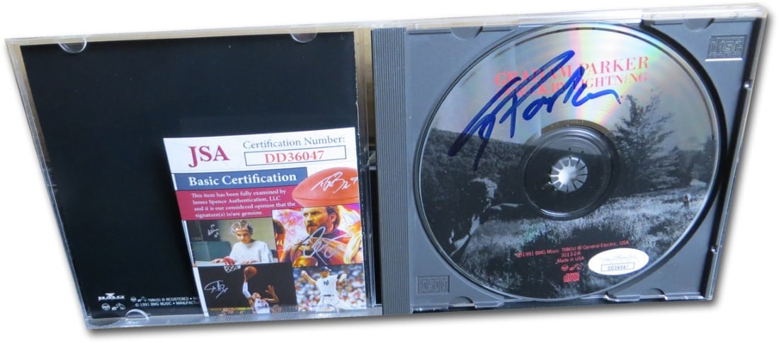 Graham Parker Autographed CD Struck By Lightning JSA Authenticated (1 of 2)
