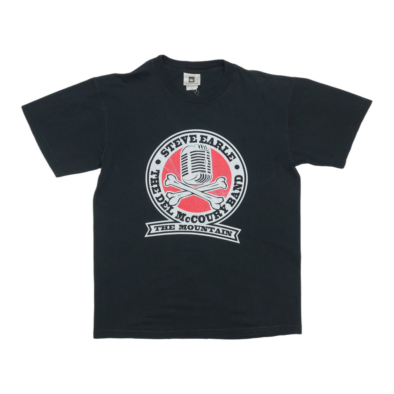 Black 1999 Steve Earle tour tee 100% cotton (1 of 5)