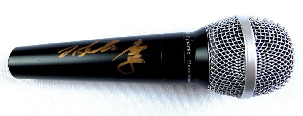 Microphone Hand Signed by Keiko Matsui with JSA Authentication: Microphone Hand Signed by Keiko Matsui with JSA Authentication This is an original microphone autographed by Japanese musician Keiko Matsui. The signature has been authenticated by James Spence Authen