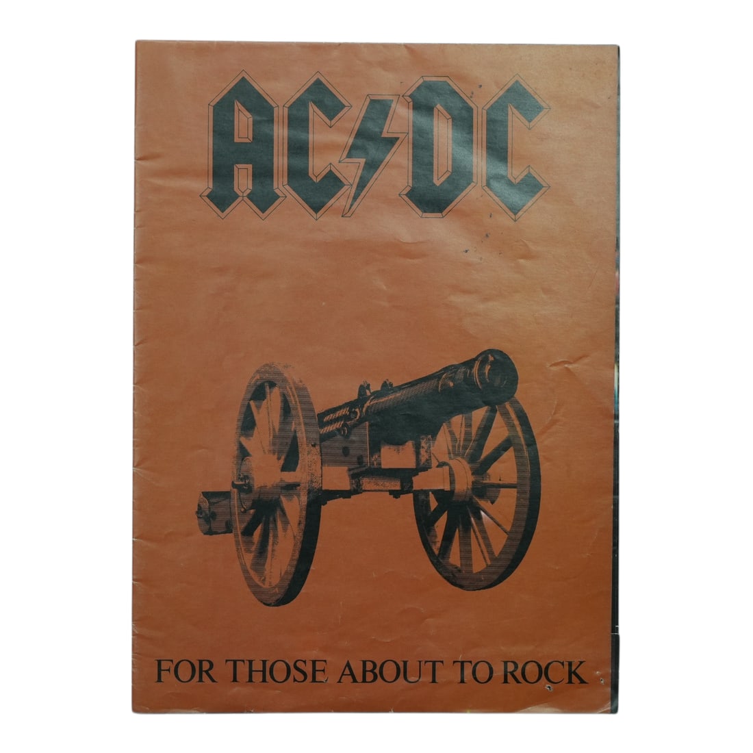 AC/DC 1981 Tour Program For Those About to Rock (1 of 3)