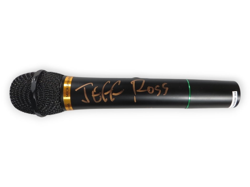 Jeff Ross Autographed Microphone Beckett Authenticated Comedy Legend (1 of 3)