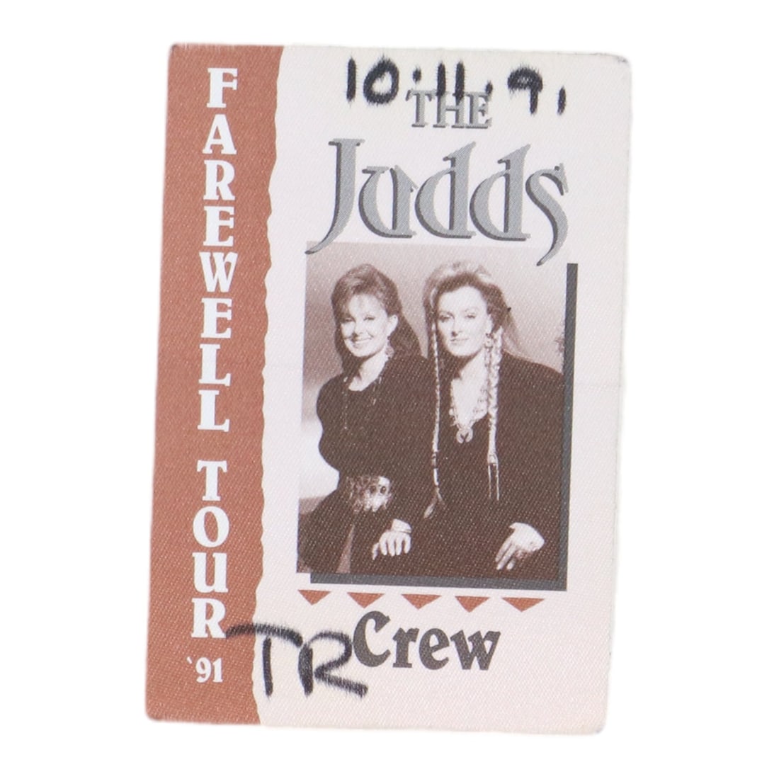 Vintage 1991 Backstage Pass from The Judds Farewell Tour (1 of 2)
