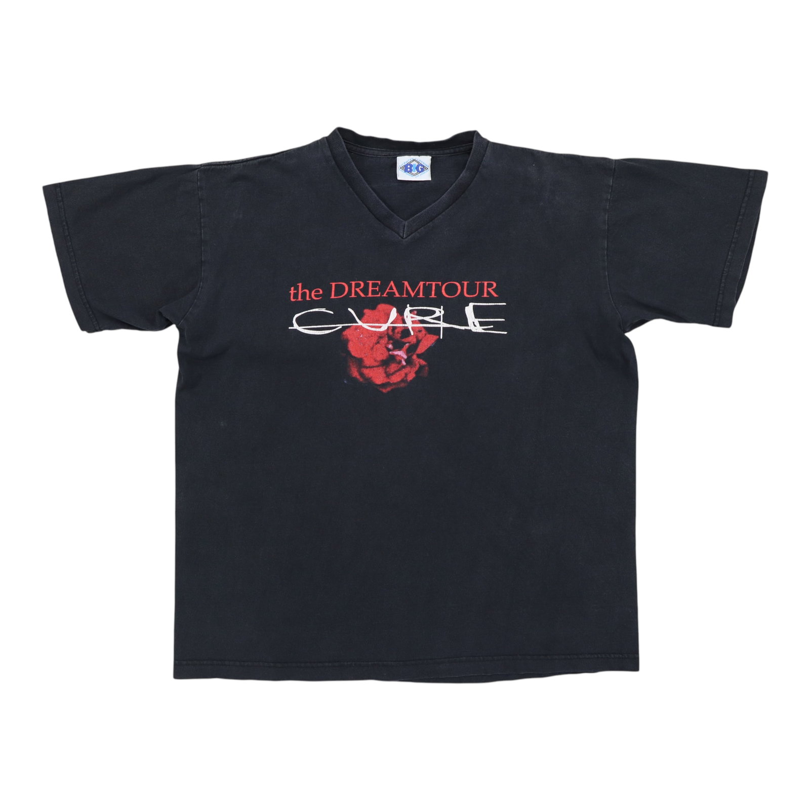 Vintage 2000 The Cure Dream Tour Black Cotton Band T-Shirt: Vintage 2000 The Cure Dream Tour Black Cotton Band T-Shirt This is an original vintage 2000 The Cure Dream Tour shirt, featuring front and back graphics. Made from 100% cotton in black, the shirt is i