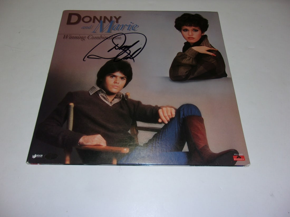 Signed Donny Osmond Winning Combination Original LP Album With Hologram (1 of 1)