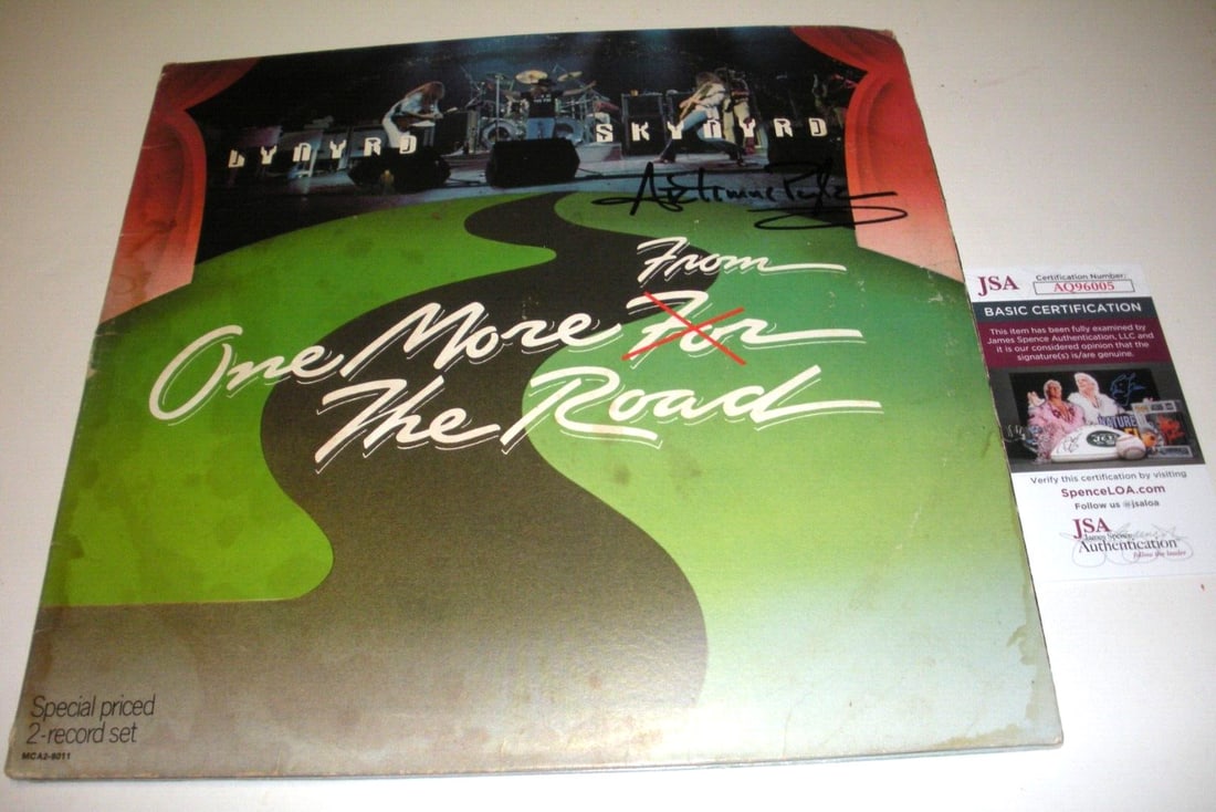Signed One More From The Road Album by Artimus Pyle with JSA COA: Signed One More From The Road Album by Artimus Pyle with JSA COA This is an original "One More from the Road" record album signed by Artimus Pyle of Lynyrd Skynyrd. The album is from the United States