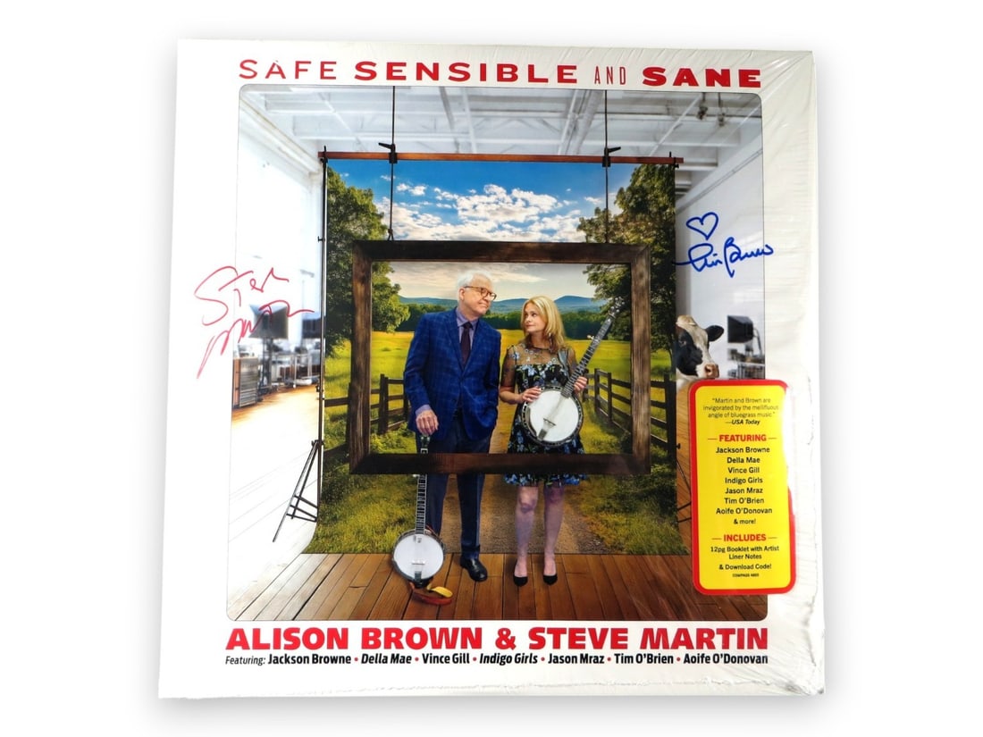 Autographed Album Cover Signed by Steve Martin and Alison Brown with Beckett COA (1 of 5)