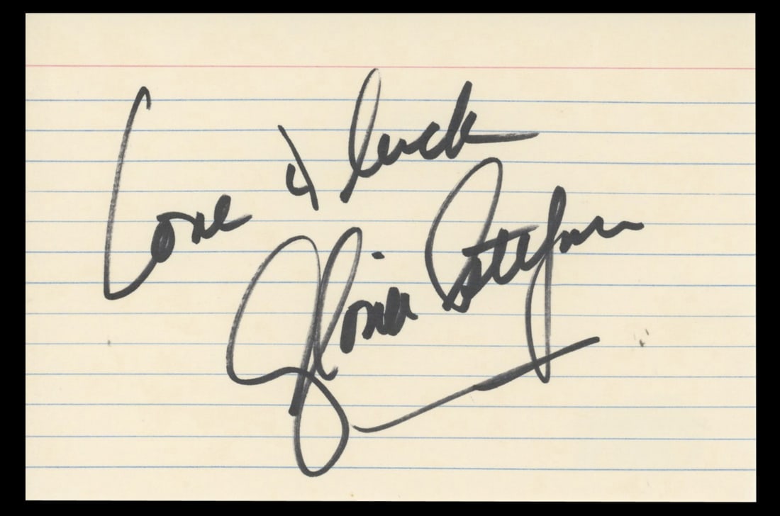 Gloria Estefan Signed 4x6 Index Card Miami Sound Machine BAS Certified (1 of 2)