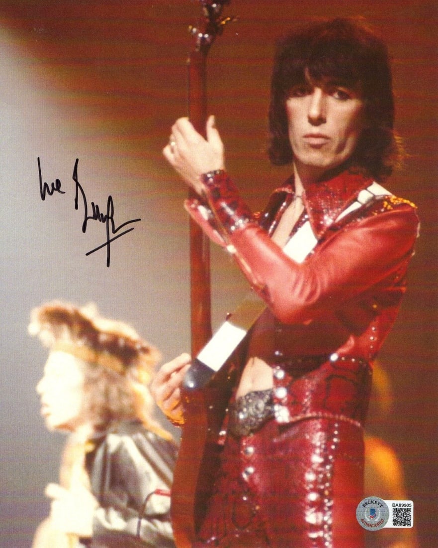Bill Wyman Autographed 8X10 Photo The Rolling Stones Red Coat BAS (1 of 2)