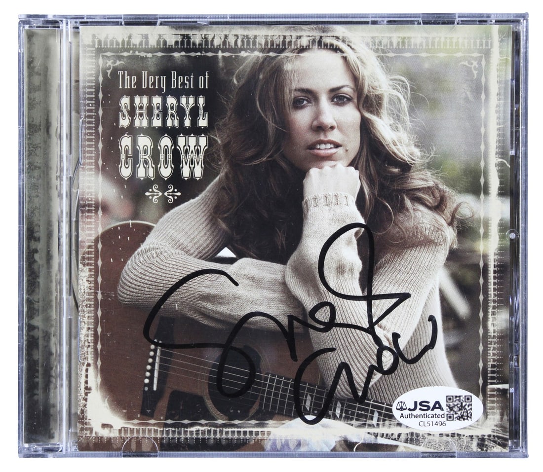 Autographed The Very Best of Sheryl Crow CD Booklet and Disc JSA COA (1 of 4)