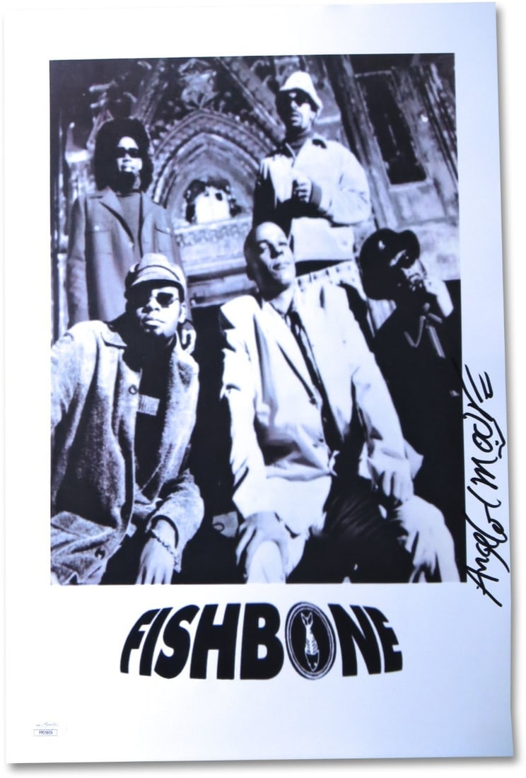 Angelo Moore Fishbone Signed 12X18 Photo Authenticated by JSA (1 of 4)