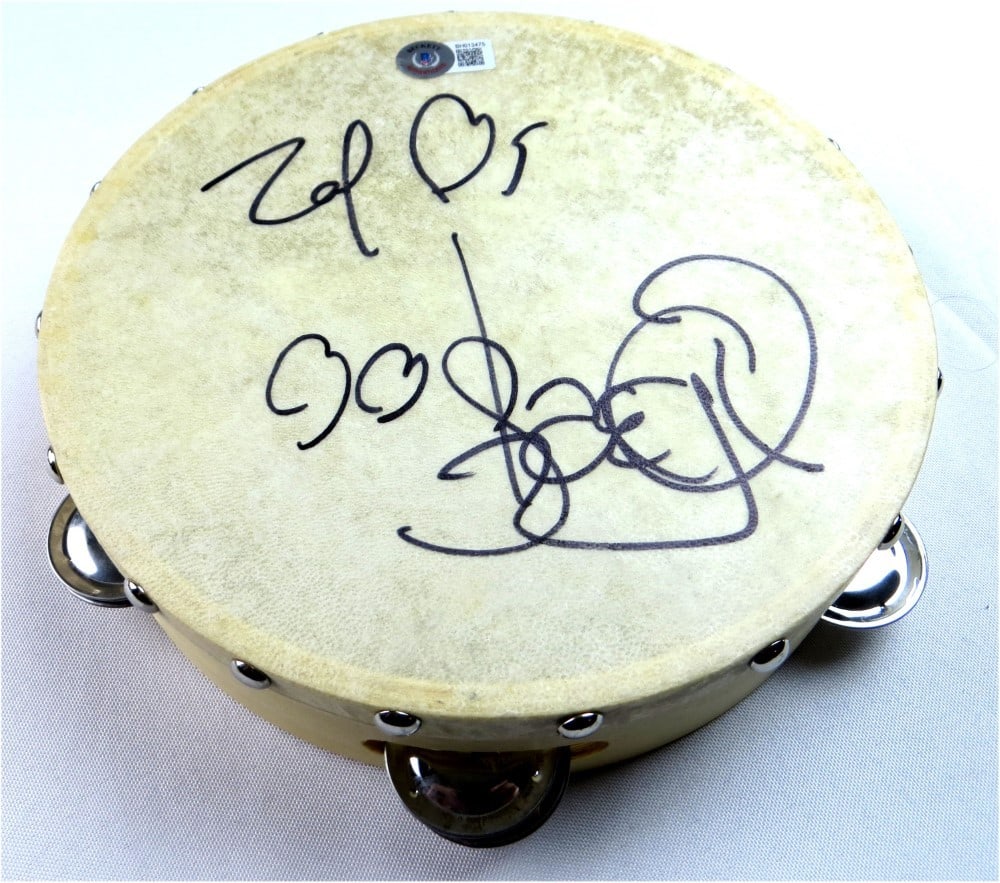 Stacey Q Hand Signed Tambourine Beckett Authenticated Autograph (1 of 2)