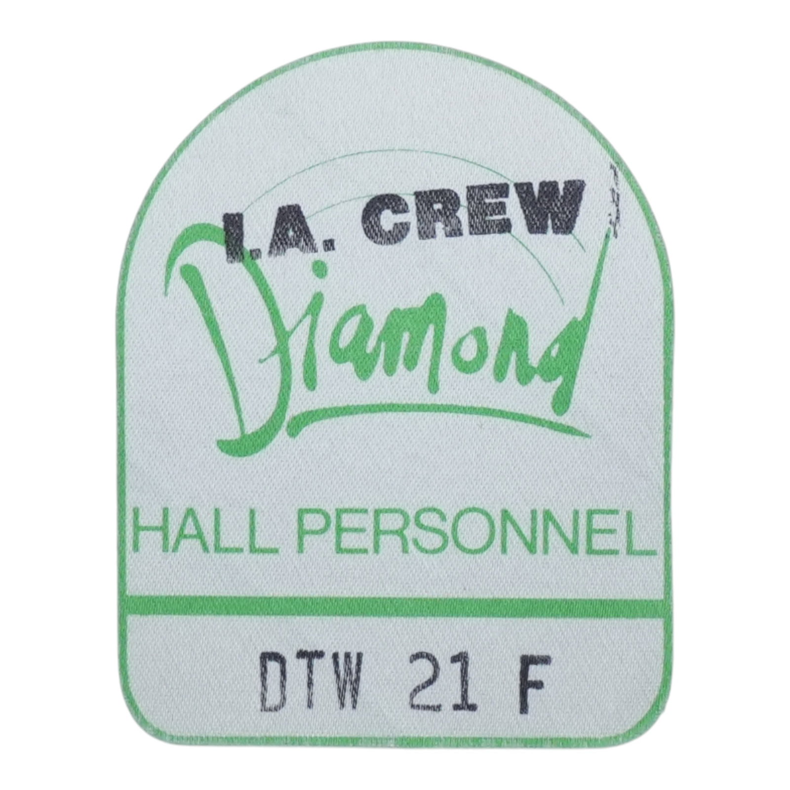 Vintage 1982 Neil Diamond Tour Hall Staff Access Pass: Vintage 1982 Neil Diamond Tour Hall Staff Access Pass This is an original 1982 Neil Diamond Tour Hall Personnel backstage pass. It is a genuine vintage pass from the tour, not a modern reproduction. T