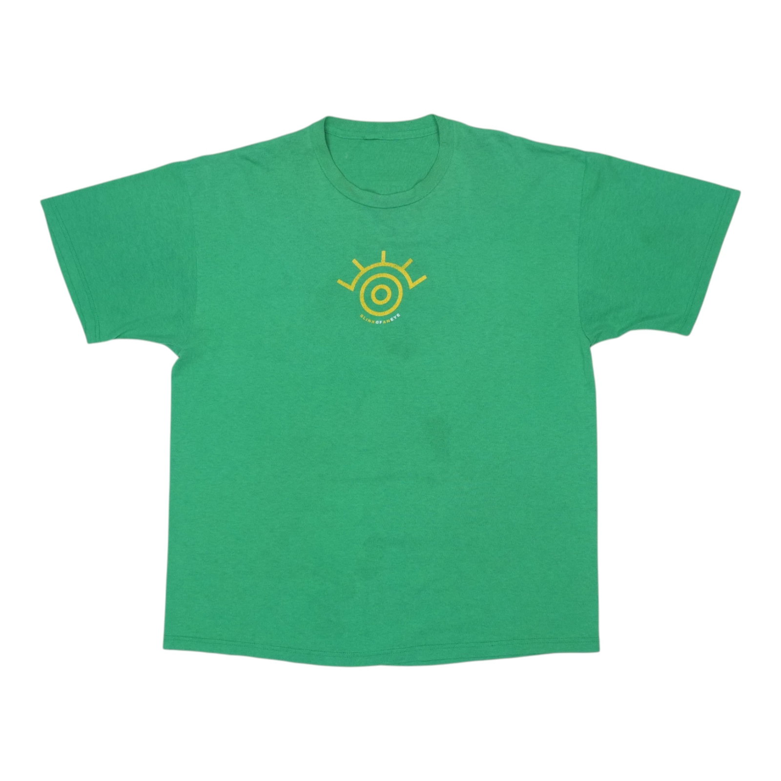 Vintage Mercy Me Blink Of An Eye 2004 Graphic Green Shirt: Vintage Mercy Me Blink Of An Eye 2004 Graphic Green Shirt This is an original vintage 2004 Mercy Me Blink Of An Eye shirt featuring both front and back graphics. The shirt is made from a blend materia
