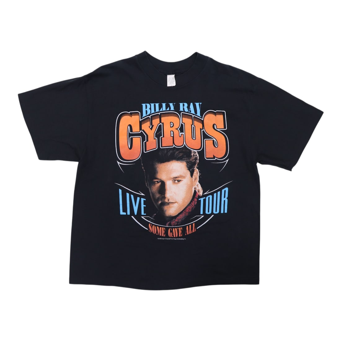 Vintage 1992 Concert T Shirt Billy Ray Cyrus Some Gave All NYE (1 of 6)