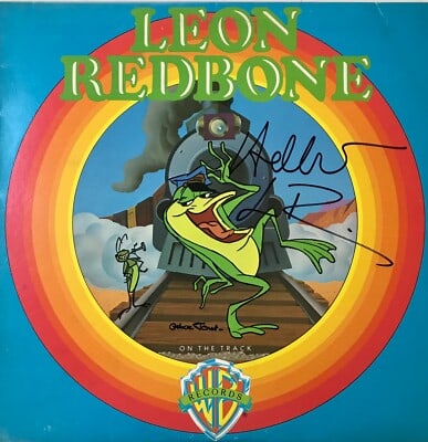 Signed 1975 Leon Redbone On The Track LP (1 of 3)