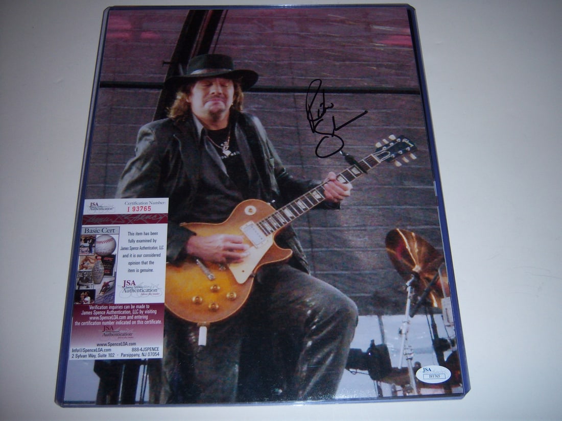 Richie Sambora Autographed 11x14 Photograph JSA COA Bon Jovi Guitarist: Richie Sambora Autographed 11x14 Photograph JSA COA Bon Jovi Guitarist This is an original 11x14 photo signed by Richie Sambora of Bon Jovi, a renowned musician. The photo originates from the United S