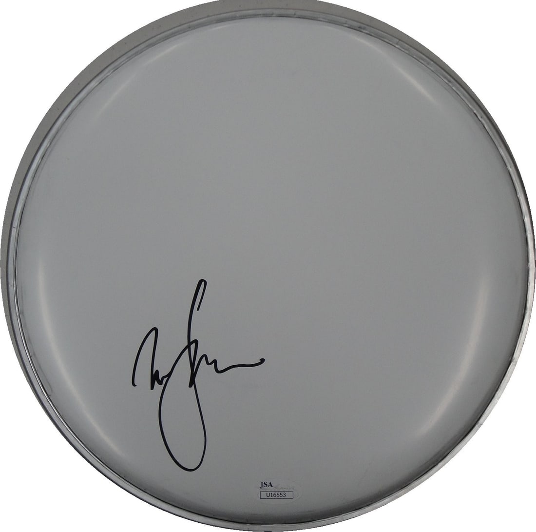 David Johanson Signed Drumhead with JSA Authentication (1 of 3)