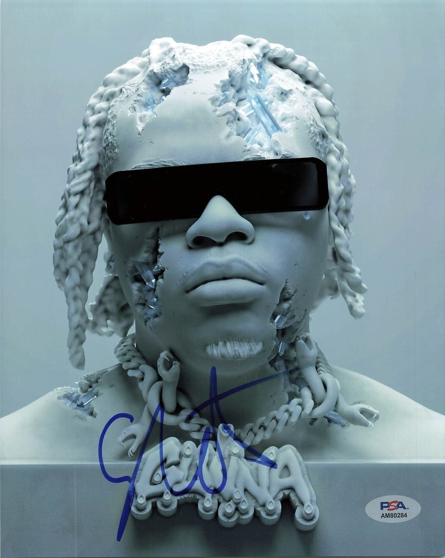 Gunna Autographed 8X10 Photo PSA/DNA Certified Rapper Memorabilia: Gunna Autographed 8X10 Photo PSA/DNA Certified Rapper Memorabilia This is an original 8X10 photograph autographed by the renowned rapper Gunna. The signature has been authenticated by PSA/DNA, ensurin