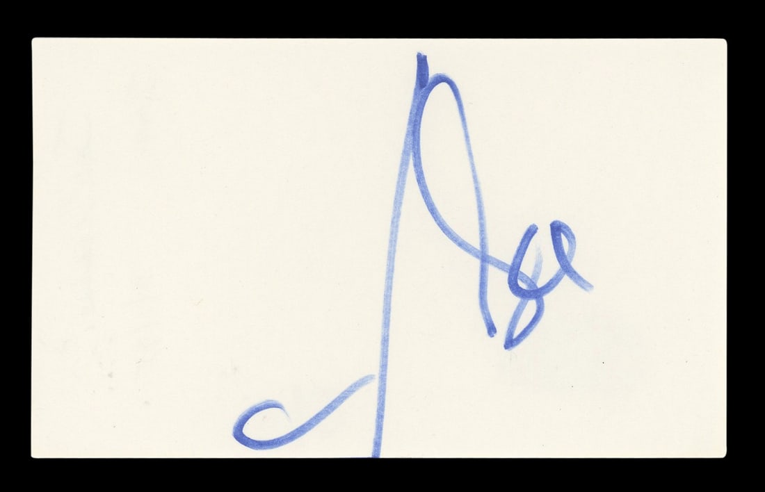 Jon Secada Signed 3x5 Index Card with Beckett Authentication (1 of 5)