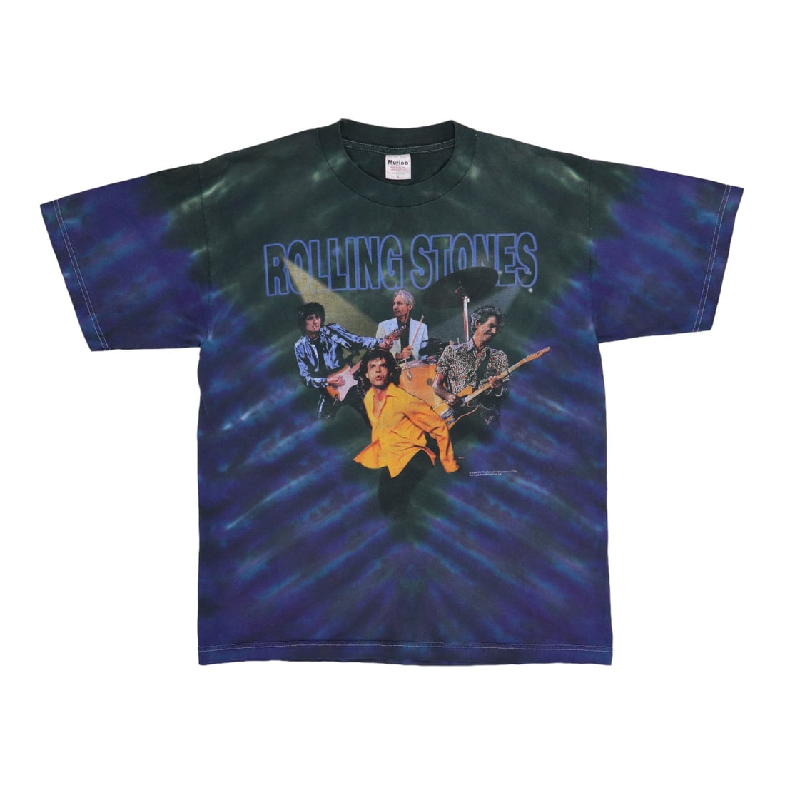 Vintage 1999 No Security Tour Tie Dye Shirt by Rolling Stones (1 of 6)