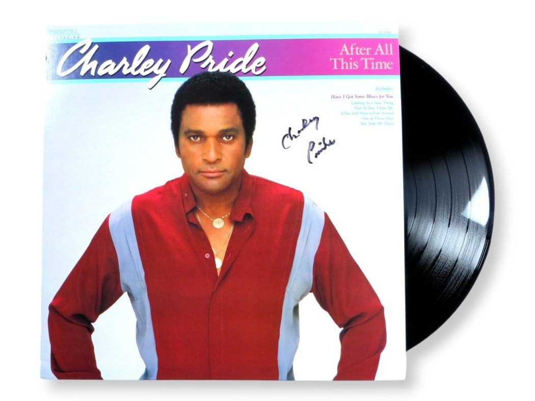 Charley Pride Autographed Record Album Beckett Authenticated (1 of 4)