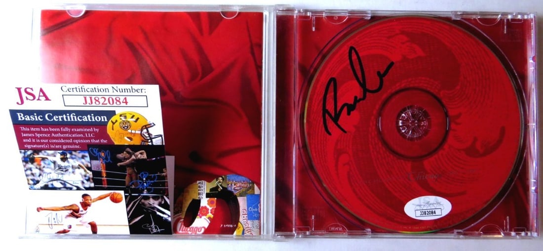 Autographed CD With JSA Authentication Signed By Bill Champlin Of Chicago: Autographed CD With JSA Authentication Signed By Bill Champlin Of Chicago This is an original CD and booklet autographed by Bill Champlin, the renowned singer of Chicago. The autograph has been authen